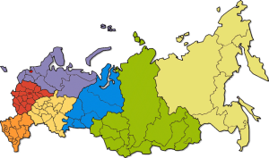 карта России 