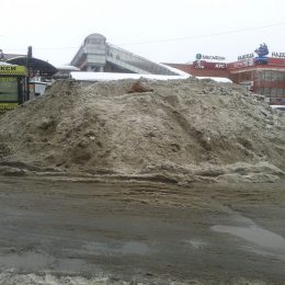Из Лобни уже вывезли три зимние нормы снега