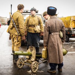 Реконструкция сражения на лобненском рубеже