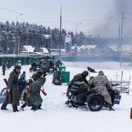 Историческая реконструкция «Главный рубеж» прошла под Лобней