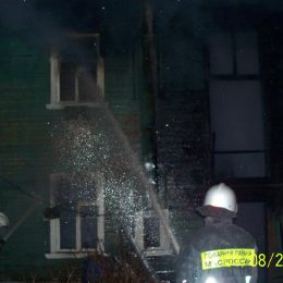 На Рождество в Лобне горел жилой многоквартирный дом