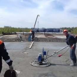 Началось бетонирование путепровода через железную дорогу Северного обхода