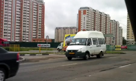 Маршрутки в Лобне ездят задом наперёд