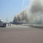 Самолет Ил-96 загорелся в аэропорту «Шереметьево»