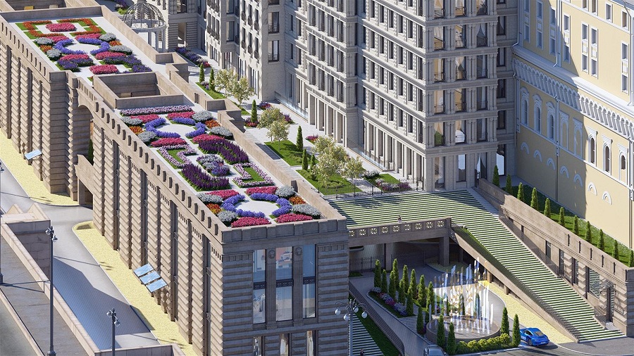 В Москве строится уникальный жилой комплекс апартаментов «Царев сад»